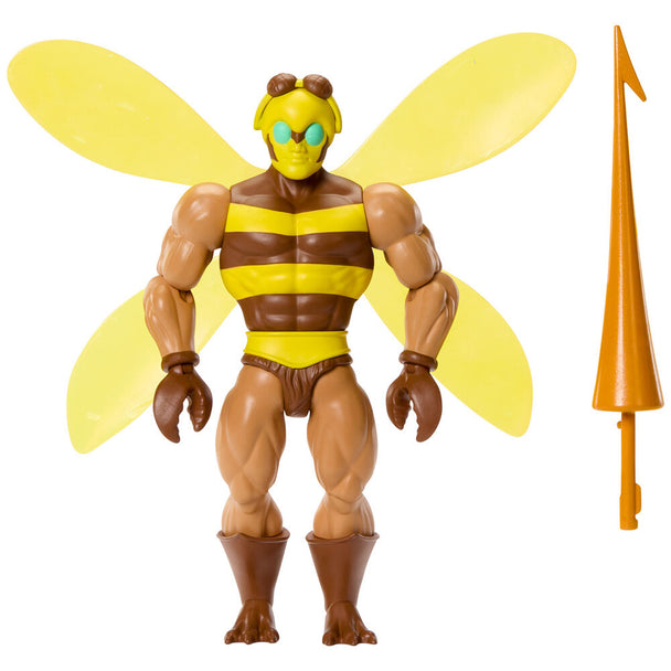 Figurine Buzz-Off Masters of the Universe Origins 14cm avec ailes translucides et lance métallique
