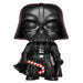 Figurine Funko POP Star Wars Darth Vader Holiday 5 en boîte vitrine, vue de face montrant le design détaillé