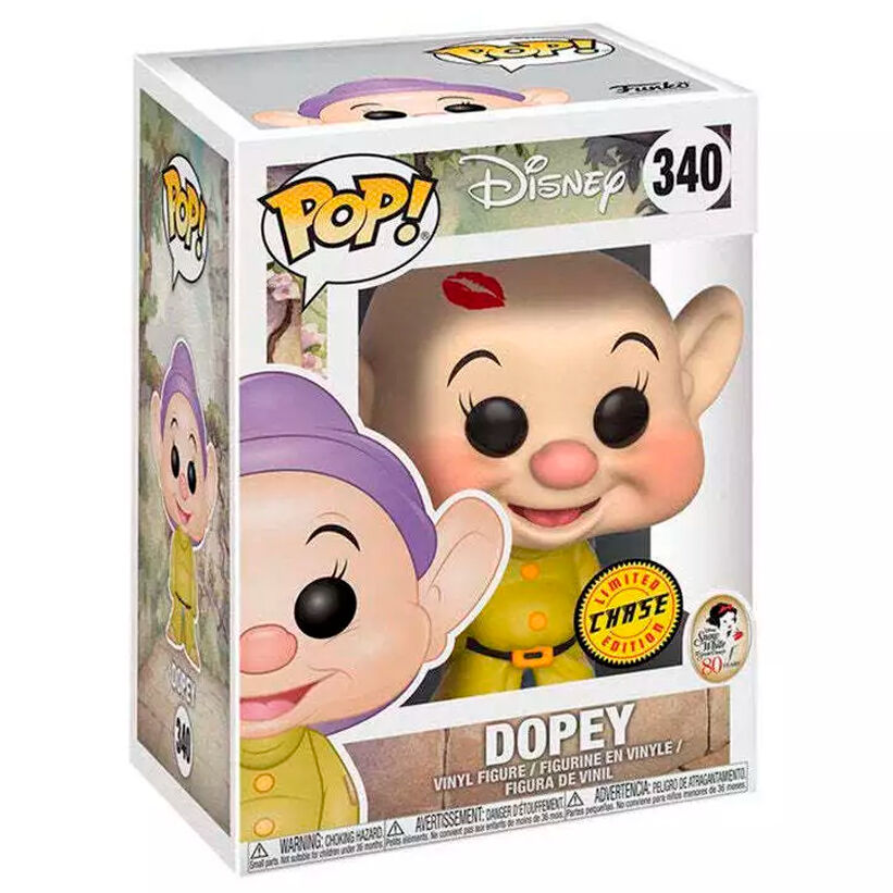 Vue détaillée de la figurine Funko POP Atchoum Chase avec ses couleurs vives et son design exclusif