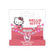Set de bijoux Hello Kitty CERDÁ avec collier et bracelet sur fond blanc, dimensions 8,9x8,9x2cm