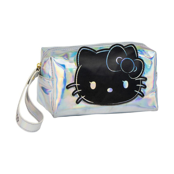 Trousse Hello Kitty CERDÁ vue de face avec fermeture éclair et motifs colorés