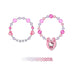 Zoom sur le collier Hello Kitty CERDÁ avec pendentif coloré et bracelet assorti pour enfants