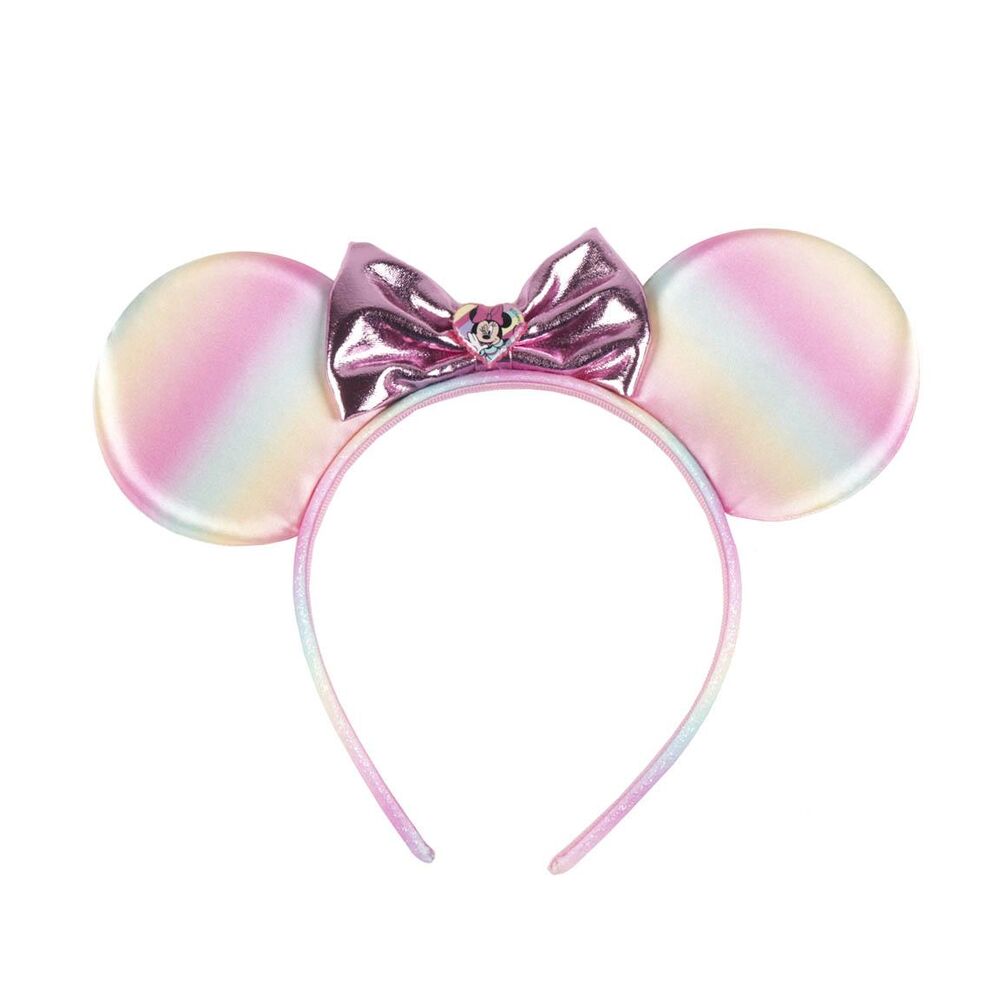 Détail du tissu et du nœud du bandeau Minnie CERDÁ montrant la qualité des matériaux utilisés