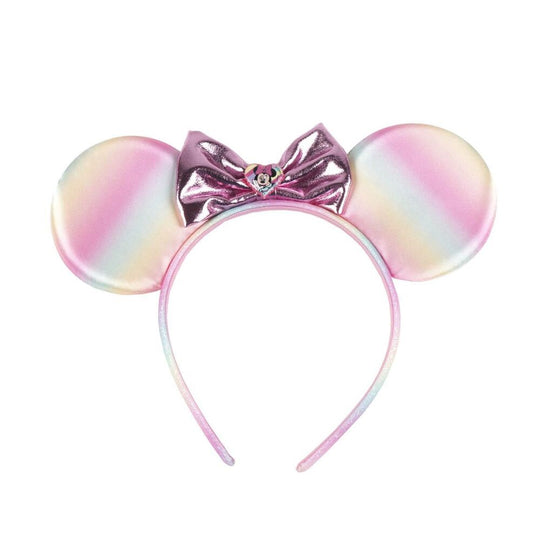Détail du tissu et du nœud du bandeau Minnie CERDÁ montrant la qualité des matériaux utilisés