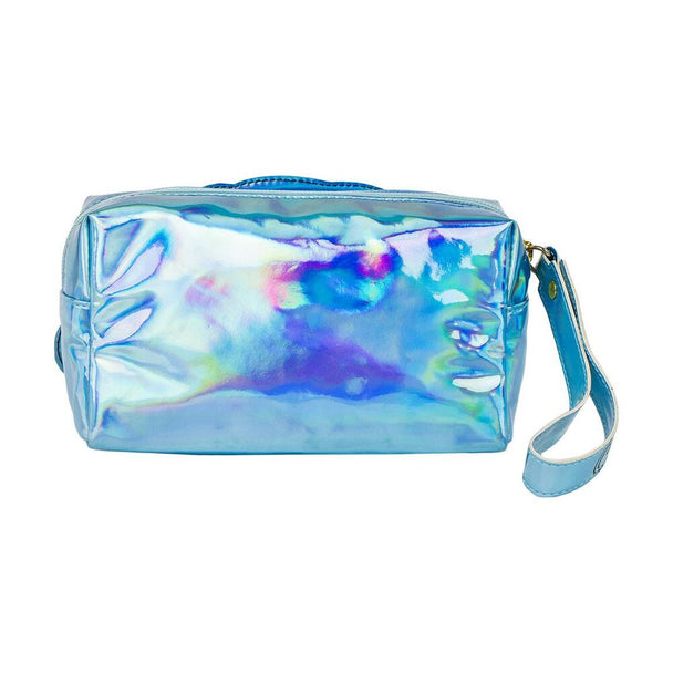 Intérieur spacieux de la trousse Hello Kitty & Cinnamoroll avec compartiments pour cosmétiques