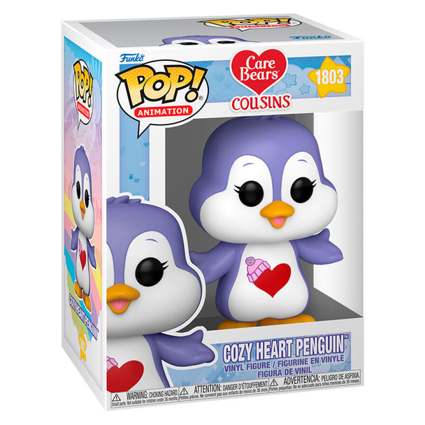 Figurine Funko POP Cozy Heart Penguin Care Bears en vinyle de 9 cm dans sa boîte cadeau officielle FUNKO