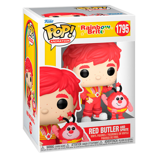 Figurine Funko POP Rainbow Brite colorée en vinyle de 9 cm dans sa boîte cadeau