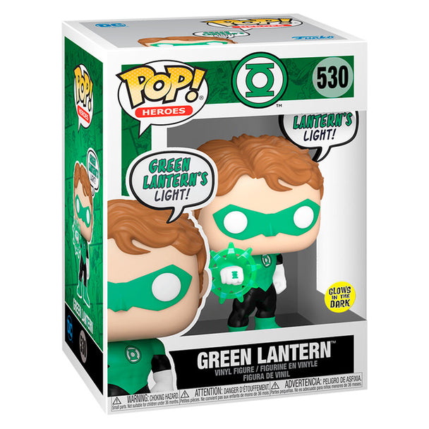 Figurine Funko POP Green Lantern DC Comics en vinyle de 9 cm dans sa boîte cadeau officielle