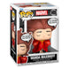 Figurine Funko POP Wanda Maximoff Marvel en vinyle de 9 cm avec détails précis, présentée dans sa boîte cadeau.