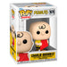 Figurine Funko POP Charlie Brown tenant un cerf-volant, en vinyle de 9 cm dans sa boîte cadeau officielle