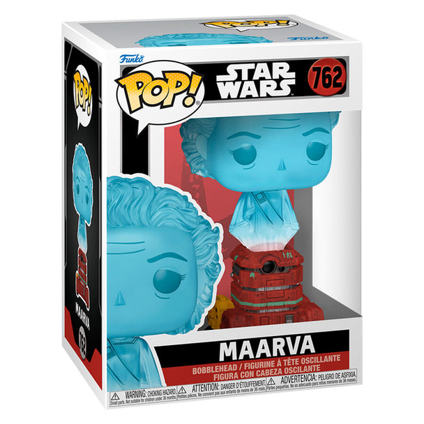 Figurine Funko POP Star Wars Maarva en vinyle de 9 cm dans sa boîte cadeau originale