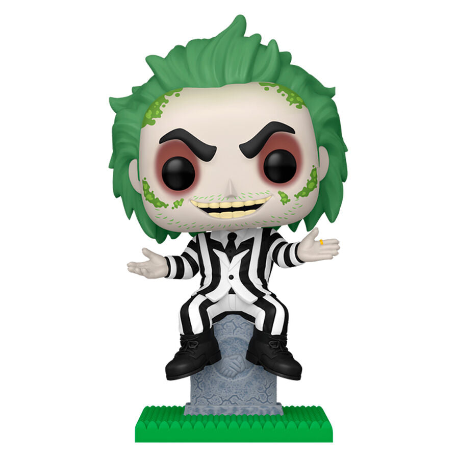Emballage original de la figurine Funko POP Beetlejuice sur pierre tombale, boîte cadeau avec logo FUNKO