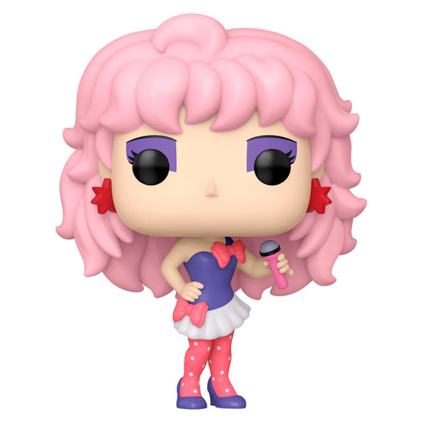 Packaging de la figurine Funko POP Jem and the Holograms montrant l'emballage collector avec logo et design vibrant