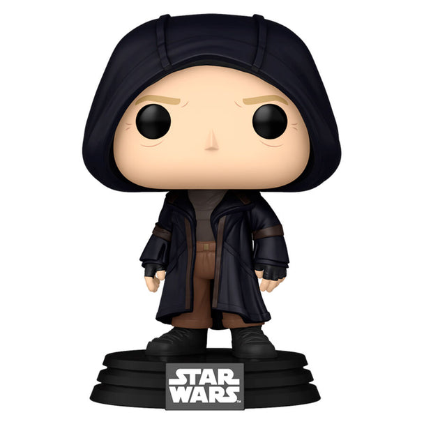 Vue rapprochée de la figurine Funko POP Luthen Rael avec détails précis sur les vêtements et le visage