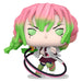 Vue latérale de la figurine Funko POP Mitsuri Kanroji Demon Slayer, montrant les détails colorés et le design fidèle au personnage