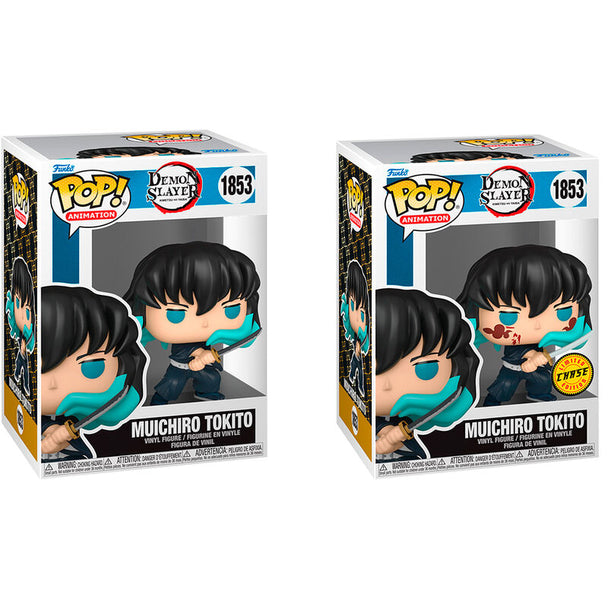 Figurine Funko POP Muichiro Tokito de Demon Slayer en vinyle de 9cm dans sa boîte cadeau
