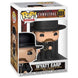 Vue rapprochée de la figurine Funko POP Wyatt Earp Tombstone montrant les détails du visage et costume western