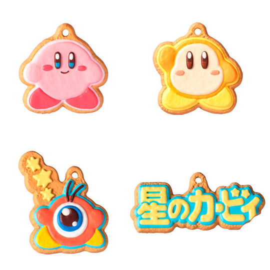 Porte-clés Kirby Cookie Surprise accroché à un sac à dos noir