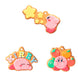 Collection de plusieurs porte-clés Kirby Cookie Surprise alignés côte à côte