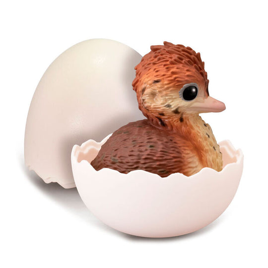 Détail des plumes et des yeux sur une figurine Baby Bird BANDAI