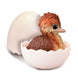 Détail des plumes et des yeux sur une figurine Baby Bird BANDAI