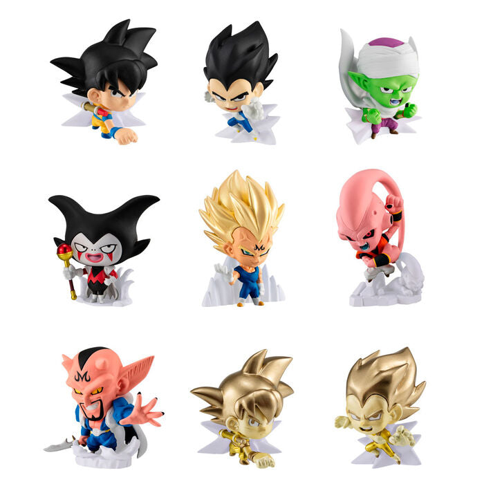 Figurine Dragon Ball Super Warrior surprise de 5cm vue de face avec détails colorés