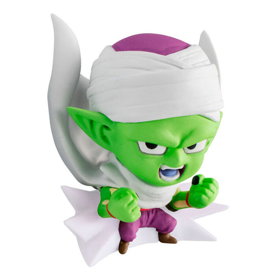 Figurine Dragon Ball Super Warrior surprise de 5cm en position de combat dynamique