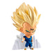 Figurine Dragon Ball Super Warrior surprise 5cm posée sur un socle transparent