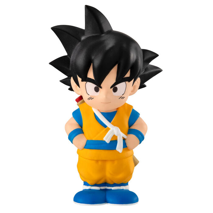 Vue de côté de la figurine Dragon Ball Daima Sofbits 7cm avec couleurs vives
