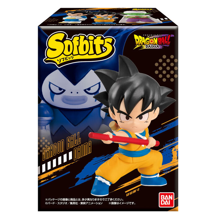Détail de la figurine Dragon Ball Daima Sofbits montrant les traits précis du personnage