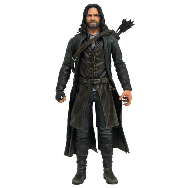 Figurine articulée Aragorn Moria de 18cm vue de face avec détails soignés