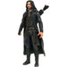 Figurine Aragorn Moria posée, mettant en valeur ses articulations et accessoires