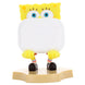 Support écouteurs Spongebob tenant un câble enroulé, démonstration d'utilisation