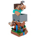 Support Cable Guy Minecraft Steve tenant un smartphone iPhone en position verticale.