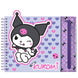 Vue du set de coloriage Hello Kitty et Kuromi avec couverture colorée et personnages emblématiques Sanrio