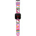 Montre LED Hello Kitty et ses amis avec affichage lumineux sur fond blanc, vue de face.