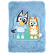 Carnet Bluey A5 en peluche avec couverture douce et dimensions 15x21 cm, idéal pour enfants