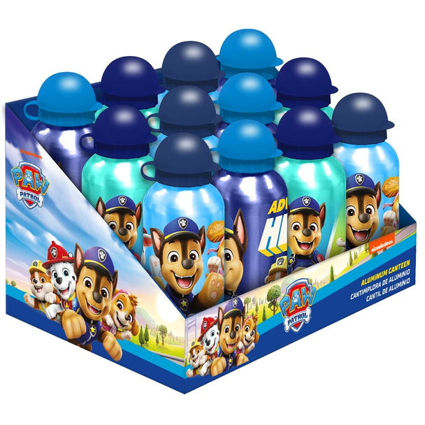 Gourde en aluminium Paw Patrol 500ml avec design coloré pour enfants