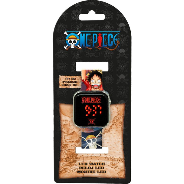 Montre LED One Piece pour enfant avec écran lumineux et design coloré de KIDS LICENSING