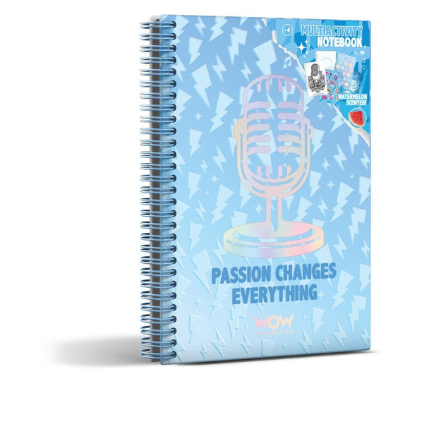 Cahier Emma A5 Wow Generation Singer avec dessins à colorier et stickers pour enfants créatifs