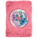 Cahier A5 Stitch Disney en peluche vue de face avec couverture bleue douce et motif Stitch