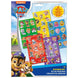 Set de stickers Pat'Patrouille colorés sur fond blanc, format 21x29,5cm
