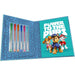 Ensemble des 6 stylos gel colorés inclus avec le carnet d'activités Pat'Patrouille