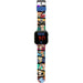 Gros plan sur la montre LED One Piece montrant les dimensions compactes et le style unique pour enfants