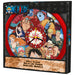 Vue rapprochée de l'horloge One Piece signée KIDS LICENSING montrant les détails du cadran
