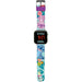 Détail du cadran lumineux de la montre Disney Stitch KIDS LICENSING sur fond blanc