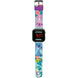 Détail du cadran lumineux de la montre Disney Stitch KIDS LICENSING sur fond blanc