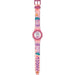 Détail du cadran digital de la montre Disney Stitch Angel montrant les personnages animés