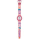 Détail du cadran digital de la montre Disney Stitch Angel montrant les personnages animés