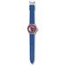 Détail du cadran de la montre enfant Marvel Spiderman avec aiguilles et logo officiel KIDS LICENSING.